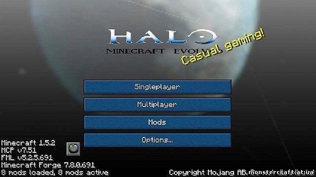 Halo Minecraft Edition HD скачать