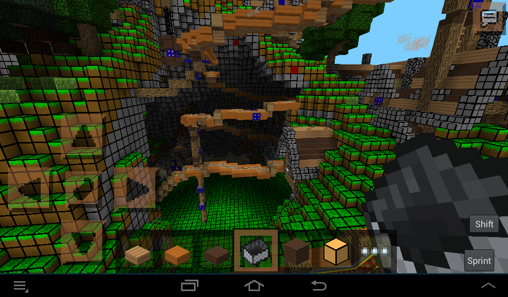 VILLAGE WITH A ROLLER COASTER [MCPE Карта] скачать