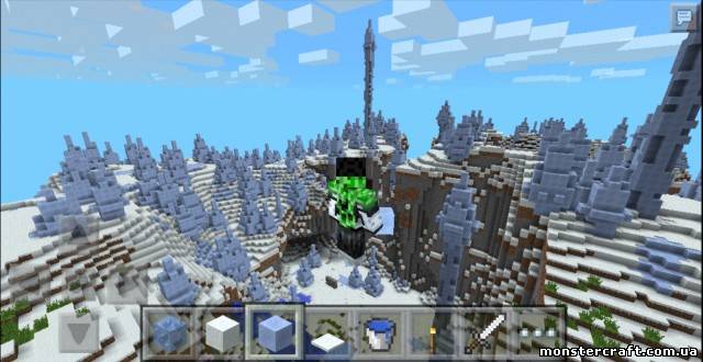 REAL ICE SPIKE BOME [MCPE Карта] скачать
