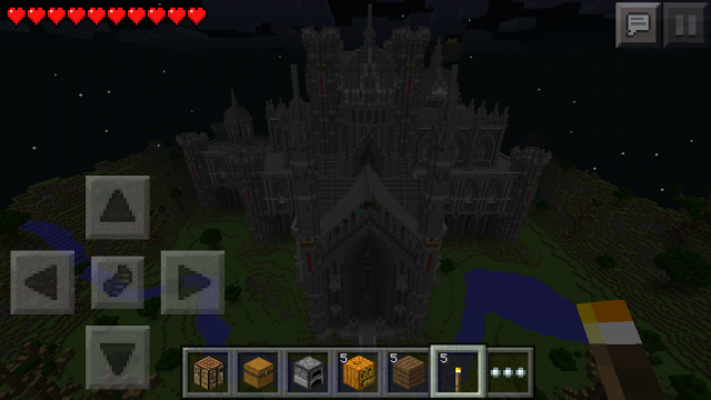 GIGANTIC SURVIVAL CASTLE [MCPE Карта] скачать