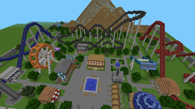 AMUSEMENT PARK [MCPE Карта] скачать