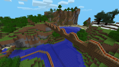 Extreme on Railways [MCPE Карта] скачать