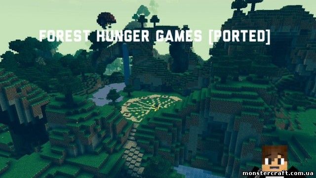 NEW FOREST GAMES HUNGER GAMES [MCPE Карта] скачать