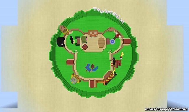 Карта Toontown in Minecraft! скачать