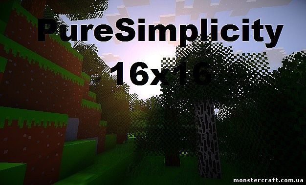 Текстур пак PureSimplicity [1.5.2] [16x] скачать