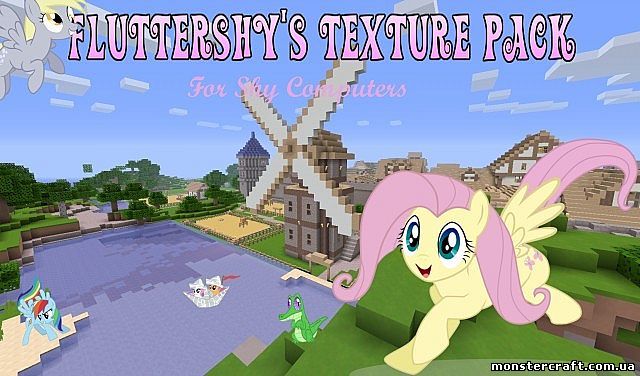 Текстур пак Fluttershy’s [1.5.2] [16x] скачать