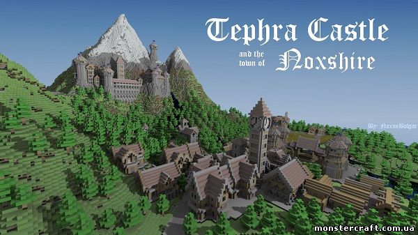 Карта Tephra Castle, and the town of Noxshire скачать